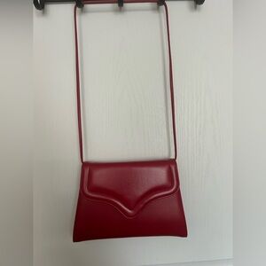 Elegant Red Women's Shoulder Bag